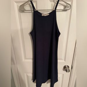 Soft navy blue spaghetti strap wallflower dress never worn
